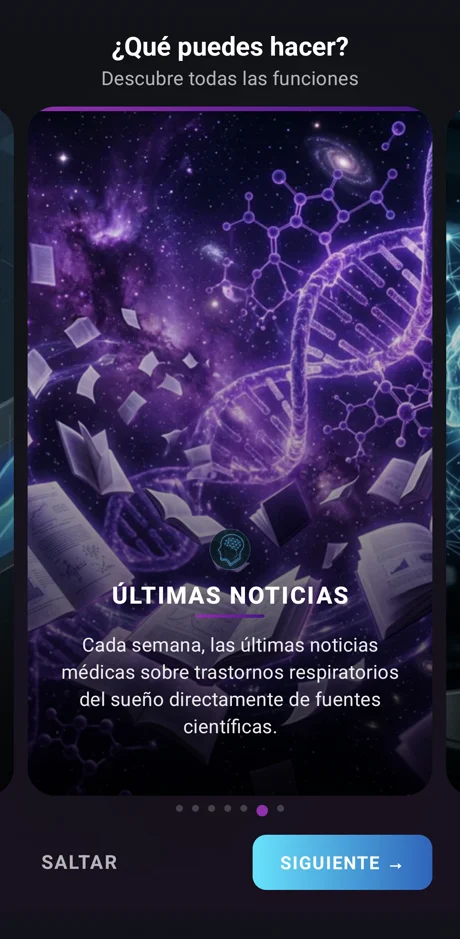Onboarding: últimas noticias médicas del sueño